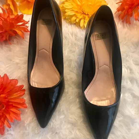 Zara 3” Patented & Leather Heels - Picture 5 of 7